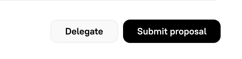 Delegate proposal interface